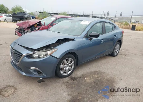 2015 Mazda 3 Sv from USA, damaged, VIN JM1BM1T72F1266781